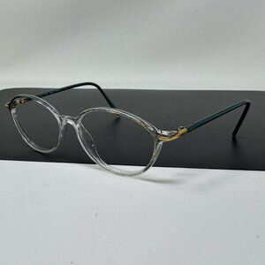 Silhouette Women's Clear and Gold Glasses